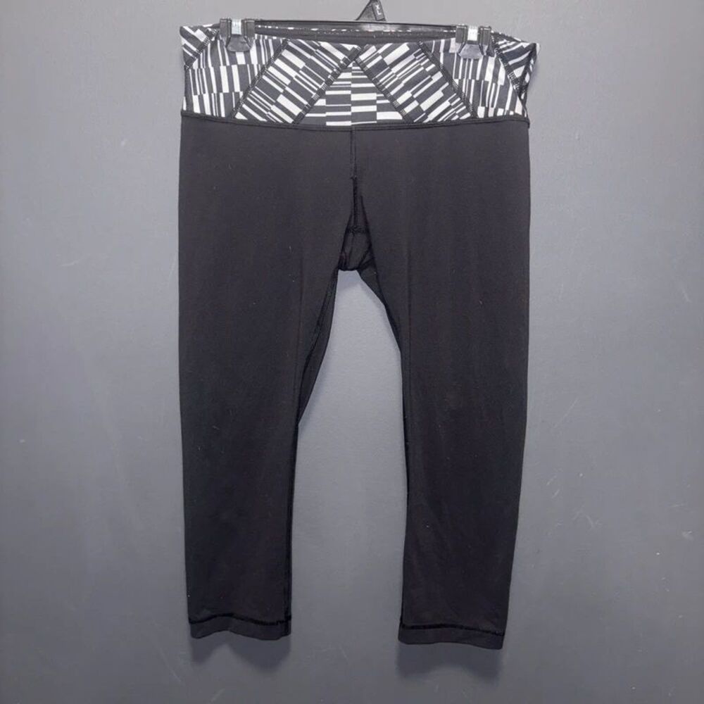 Lululemon Wunder Under Crop Luon Womens 10